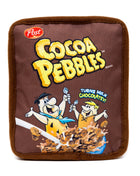 Dog Toy Squeaker Plush - Cocoa Pebbles Fred Flintstone and Barney Rubble Cereal Box Replica
