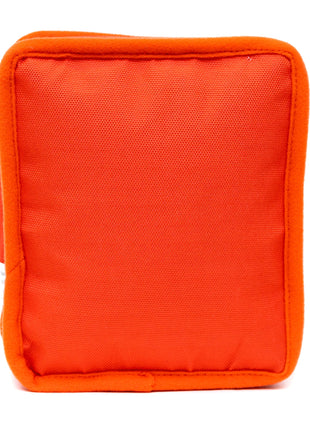 Dog Toy Squeaker Plush - Fruity Pebbles Fred Flintstone and Barney Rubble Cereal Box Replica Red