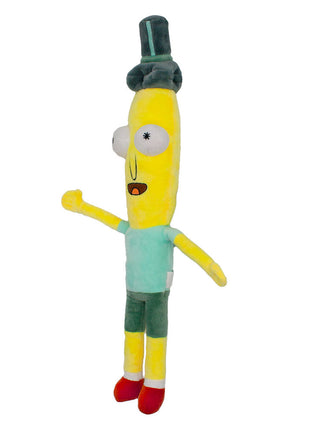 Dog Toy Squeaker Plush - Rick and Morty Mr. Poopybutthole Full Body Pose