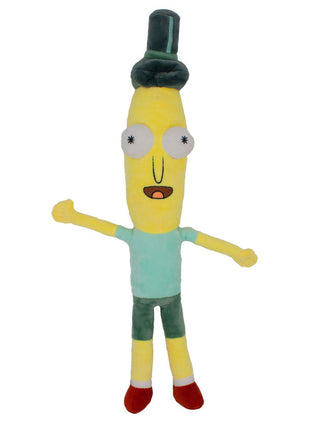 Dog Toy Squeaker Plush - Rick and Morty Mr. Poopybutthole Full Body Pose