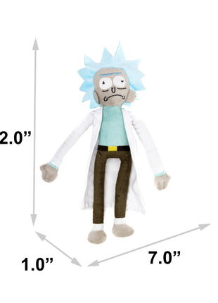 Dog Toy Squeaker Plush - Rick and Morty Standing Rick Full Body Pose