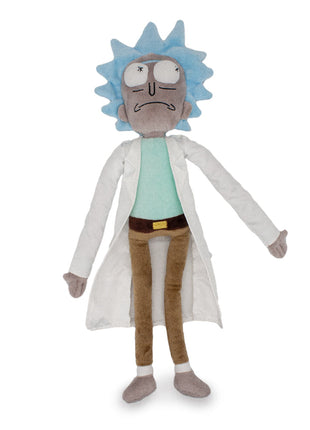 Dog Toy Squeaker Plush - Rick and Morty Standing Rick Full Body Pose