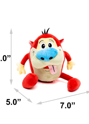Dog Toy Squeaker Plush - The Ren and Stimpy Show Stimpy Full Body Pose
