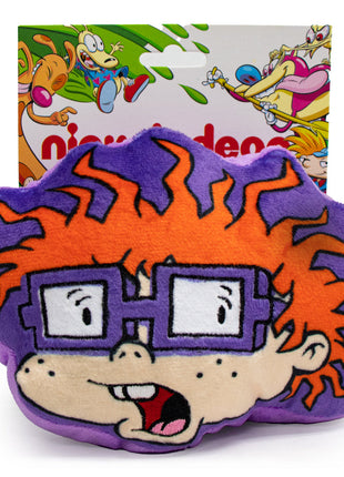 Dog Toy Squeaker Plush - Rugrats Chuckie Face