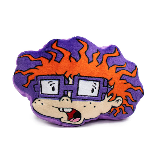 Dog Toy Squeaker Plush - Rugrats Chuckie Face