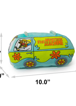 Dog Toy Squeaker Plush - Scooby Doo Group in Mystery Machine Van