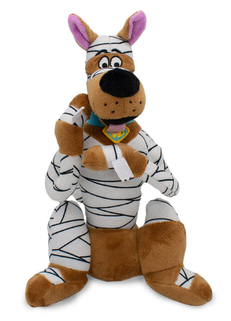 Dog Toy Squeaker Plush - Mummy Wrap Halloween Scooby-Doo Sitting Pose