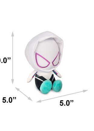 Dog Toy Squeaker Plush - Marvel Spider-Woman Gwen Stacy Ghost-Spider Full Body Sitting Pose
