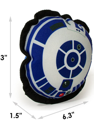 Dog Toy Squeaky Plush - Star Wars R2-D2 Head Top View