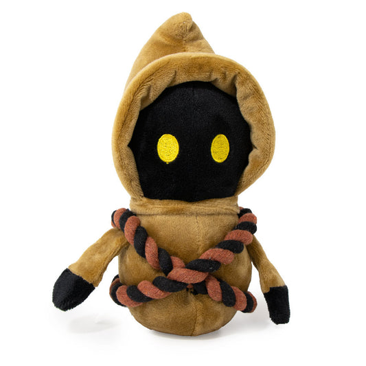 Dog Toy Squeaker Plush - Jawa Standing Pose with Rope Bandolier