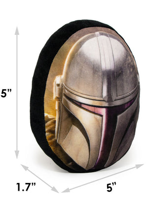 Dog Toy Squeaky Plush - Star Wars The Mandalorian Helmet
