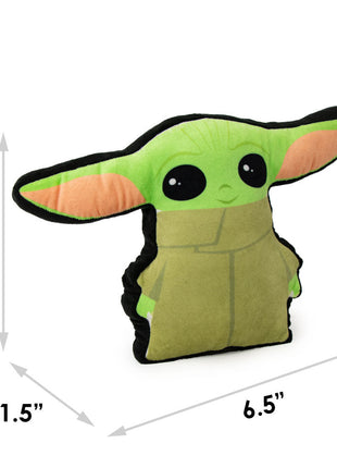 Dog Toy Squeaker Plush - Star Wars The Child Flat Standing Pose