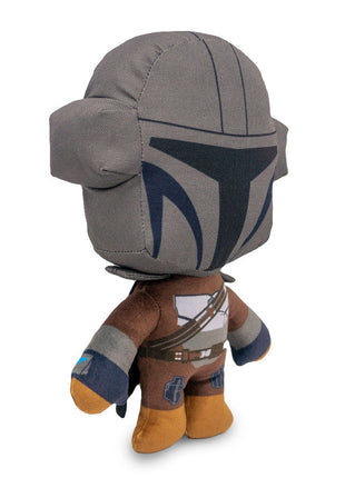 Dog Toy Squeaker Plush - Star Wars The Mandalorian Standing Pose with Ballistic Nylon Head