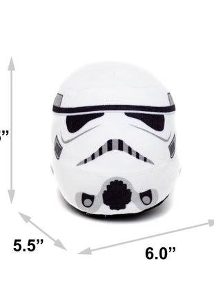 Dog Toy Squeaker Plush - Stormtrooper Helmet White