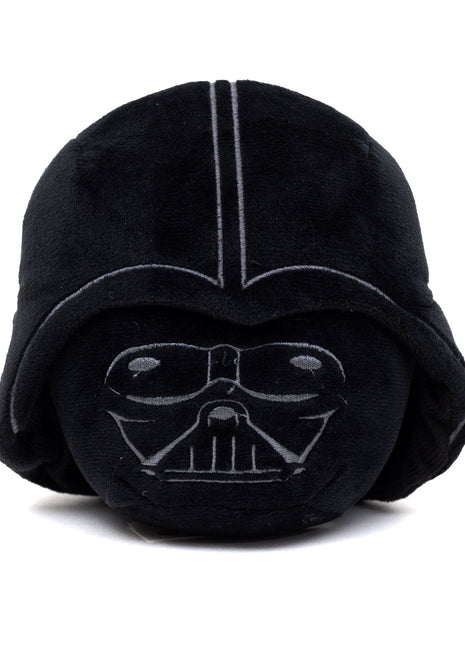 Dog Toy Squeaker Plush - Darth Vader Helmet Black