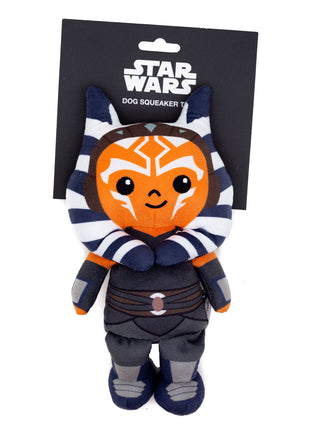 Dog Toy Squeaker Plush - Star Wars The Clone Wars Ahsoka Tano Full Body Sitting Pose