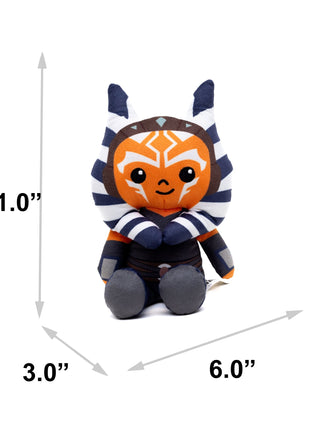 Dog Toy Squeaker Plush - Star Wars The Clone Wars Ahsoka Tano Full Body Sitting Pose
