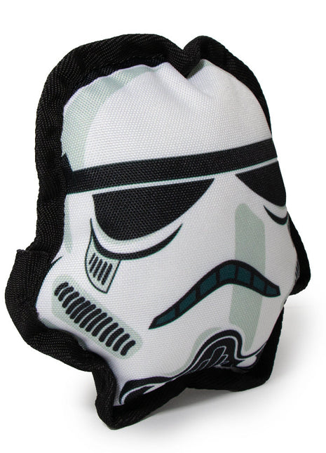 Dog Toy Squeaky Plush - Star Wars Stormtrooper Head