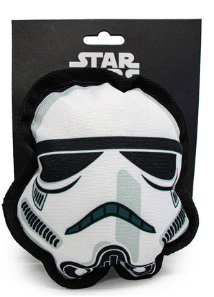 Dog Toy Squeaky Plush - Star Wars Stormtrooper Head