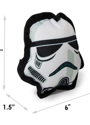 Dog Toy Squeaky Plush - Star Wars Stormtrooper Head