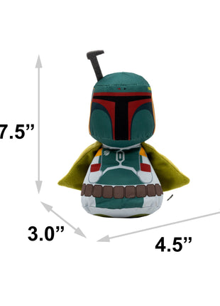 Dog Toy Squeaker Plush - Star Wars Boba Fett Big Head Pose