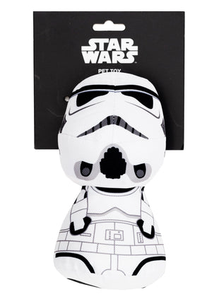 Dog Toy Squeaker Plush - Star Wars Stormtrooper Big Head Pose