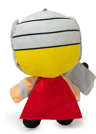 Dog Toy Squeaky Plush - Kawaii Thor with Hammer Standing Pose