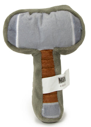 Dog Toy Squeaker Plush - Thor's Hammer Grays Browns