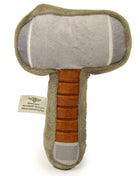Dog Toy Squeaker Plush - Thor's Hammer Grays Browns