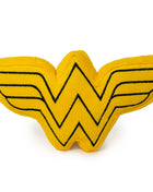 DTPT-WWBS Dog Toy Squeaky Plush - Wonder Woman Logo Icon Yellow Black