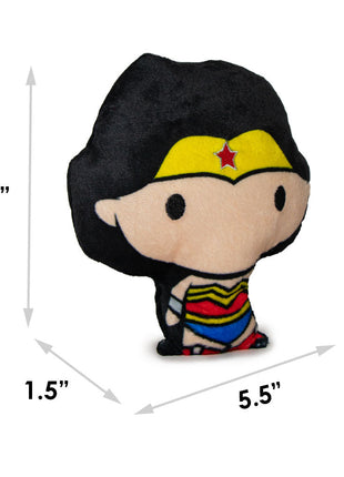 Dog Toy Plush - Chibi Wonder Woman Standing Pose