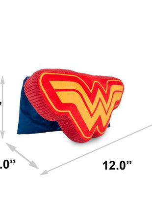 Dog Toy Squeaker Plush - Wonder Woman WW Logo with Cape