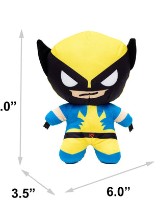 Dog Toy Squeaker Plush - X-Men Wolverine Full Body Standing Pose