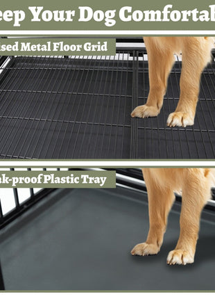 37" Stackable Heavy Duty Dog Kennel 371D04