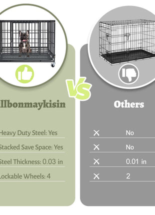 37" Stackable Heavy Duty Dog Kennel 371D04