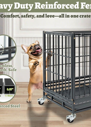 37" Stackable Heavy Duty Dog Kennel 371D04