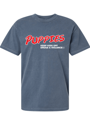 Puppies Keep Kids Off Drugs and Alcohol| Uni-Sex Crewneck Tee - Pup List