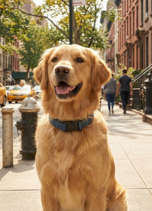 City Collar - Denim - Pup List