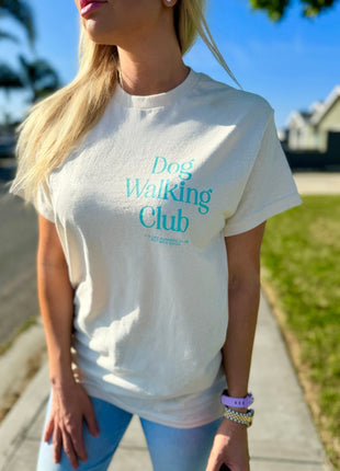 Dog Walking Club T-Shirt | Present for Dog Lovers & Owners