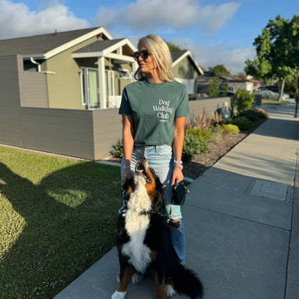 Dog Walking Club T-Shirt | Present for Dog Lovers & Owners