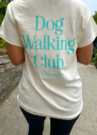 Dog Walking Club T-Shirt | Present for Dog Lovers & Owners