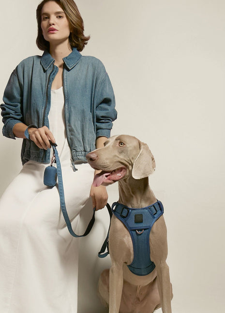 3-in-1 City Dog Leash - Denim