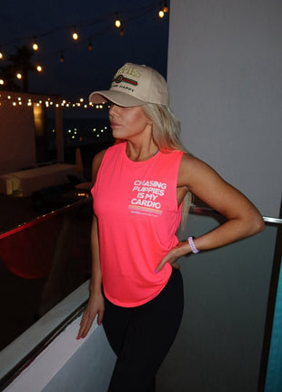 Chasing Puppies Is My Cardio Relaxed Women’s Tank | Gift for Dog Lovers