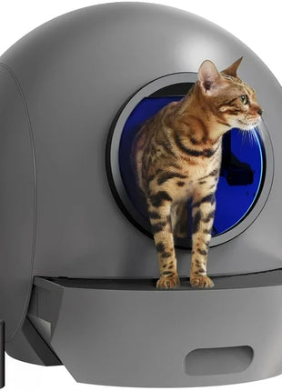 Els Pet Spaceship Odor-free Self Cleaning Litter Box