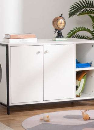 Hidden Cat Litter Box Enclosure