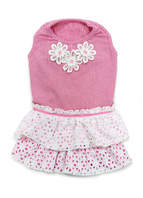 Eyelet Flower Dress - Pup List