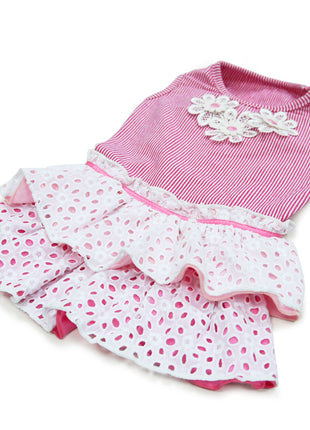 Eyelet Flower Dress - Pup List