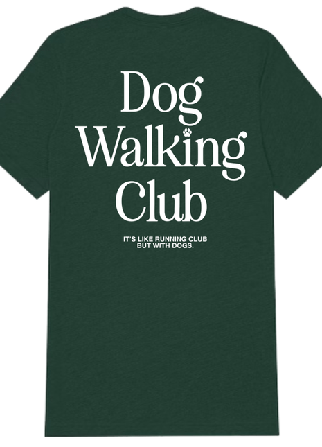 Dog Walking Club T-Shirt | Present for Dog Lovers & Owners