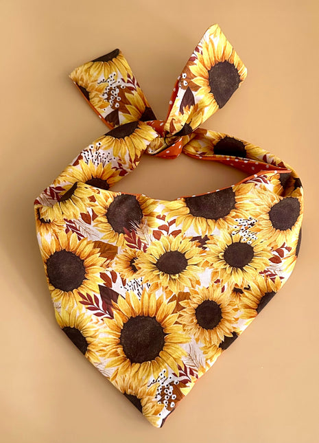 Sunflower Dog Bandana
