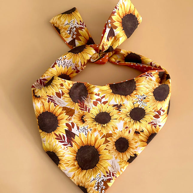 Sunflower Dog Bandana